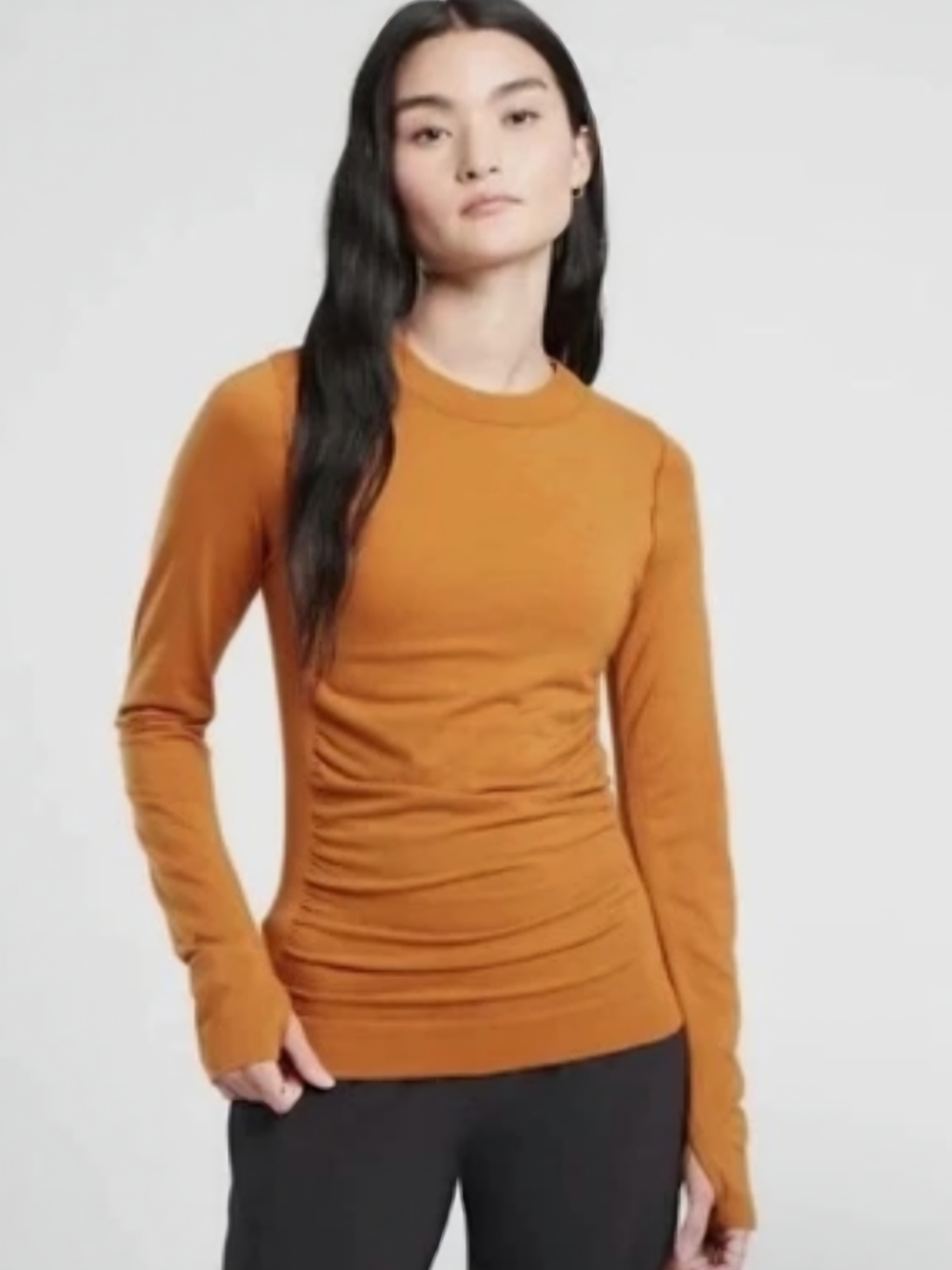 Athleta Forest Hill Ascent Long-Sleeve Crewneck Top